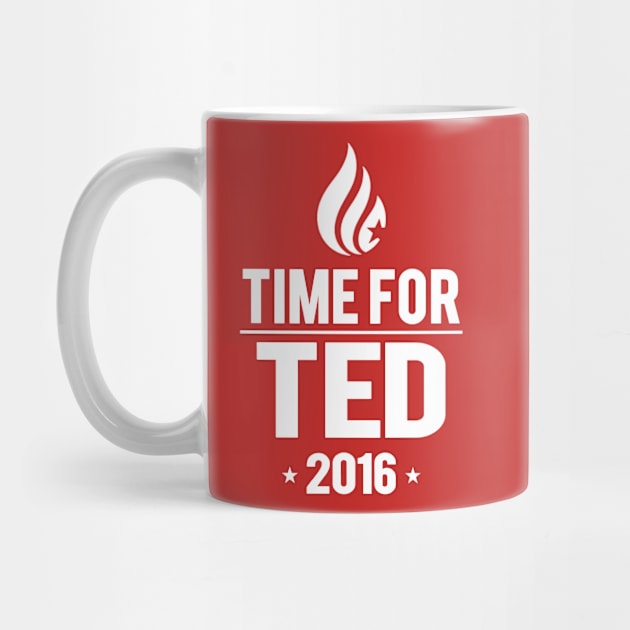 Time for Ted 2016 T-Shirt by UnitedforCruz